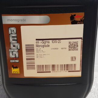 Olio Eni I Sigma 10W/30 Monograde Tanica da Lt 20