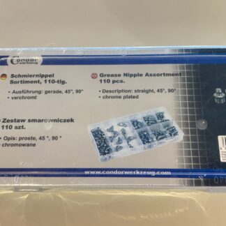 Scatoletta con set testine/ugelli per ingrassaggio