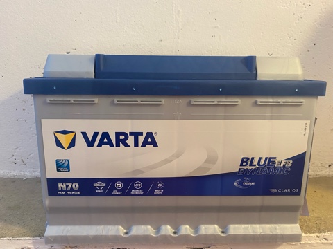 Batteria start e stop VARTA N70 (70 AH , 760 A)